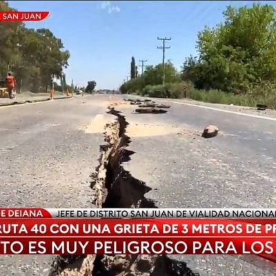 Sismo 6.4  en Argentina