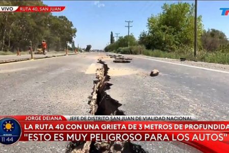 Sismo 6.4  en Argentina